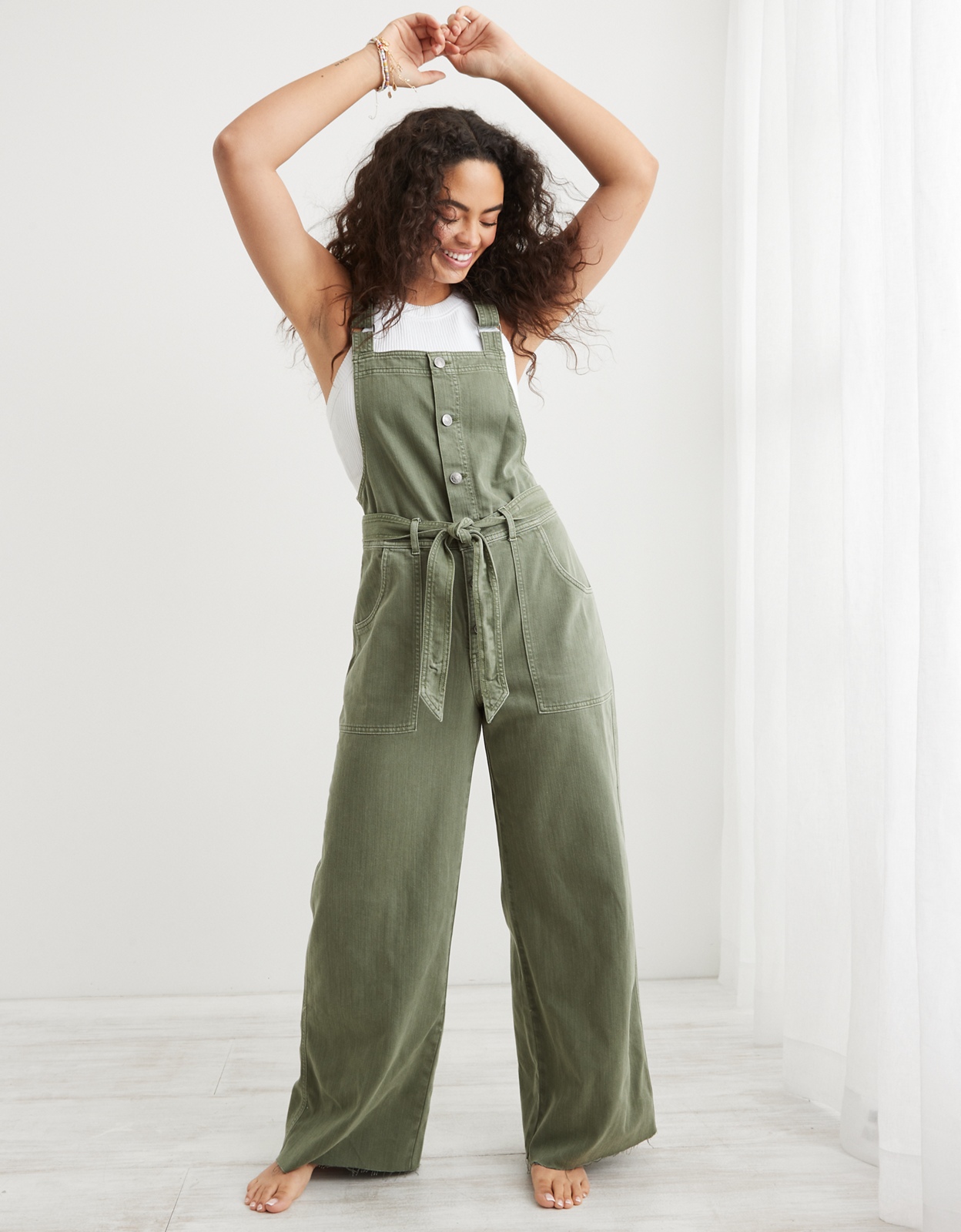 aerie soft overalls