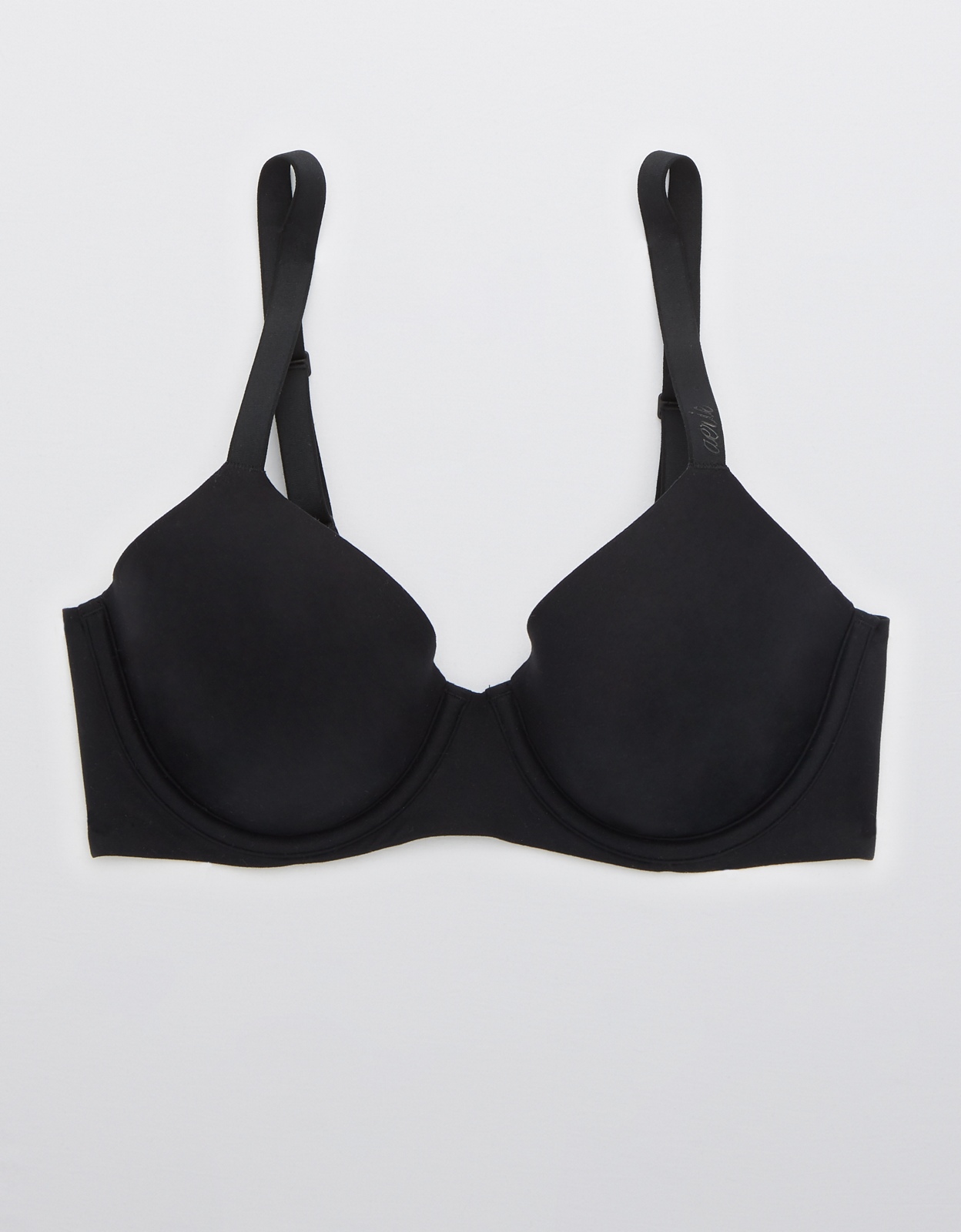 Buy Enamor Lightly Lined Non-Wired Full Coverage T-Shirt Bra - Black at  Rs.1049 online