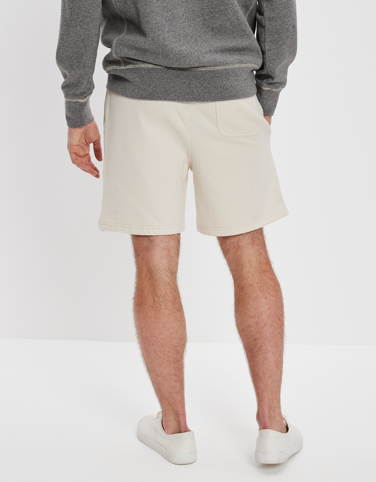 Mens fleece jogger discount shorts