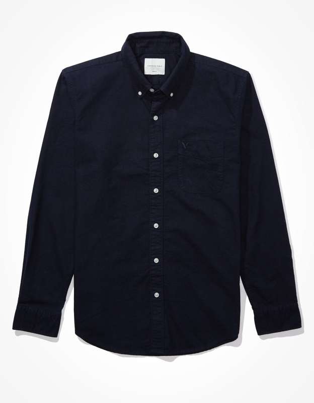 Buy AE Classic Fit Oxford Button-Up Shirt online